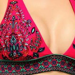 Summer Bikini Bandeau Indian Style Printed Lace Up..